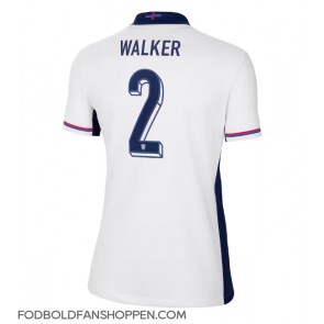 England Kyle Walker #2 Hjemmebanetrøje Dame EM 2024 Kortærmet